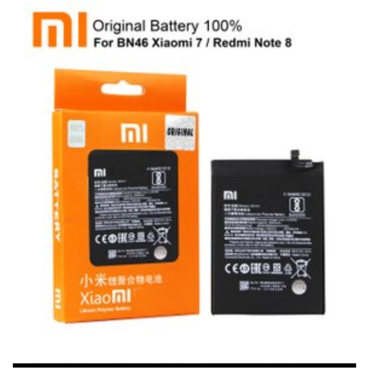 BATRAI ORIGINAL ASLI 100% XIAOMI NOTE 8/REDMI 7/BN46