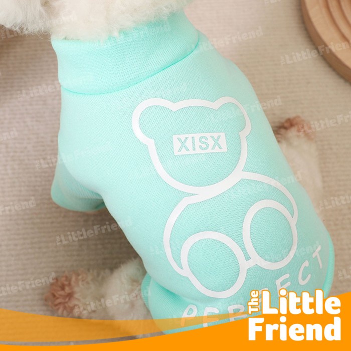 Baju Anjing Kucing Unisex Kecil Medium CANDY COLORED XSX BEAR PERFECT