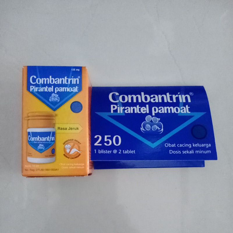 Combantrin Obat cacing untuk dewasa dan anak  Konvermex Sirup