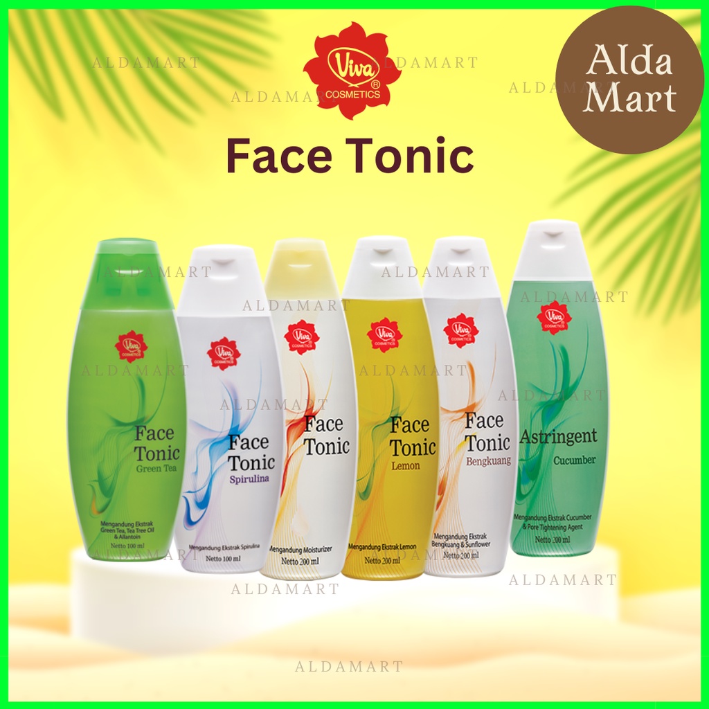 VIVA Face Tonic 100 ml Penyegar Wajah Face Toner Toner Wajah