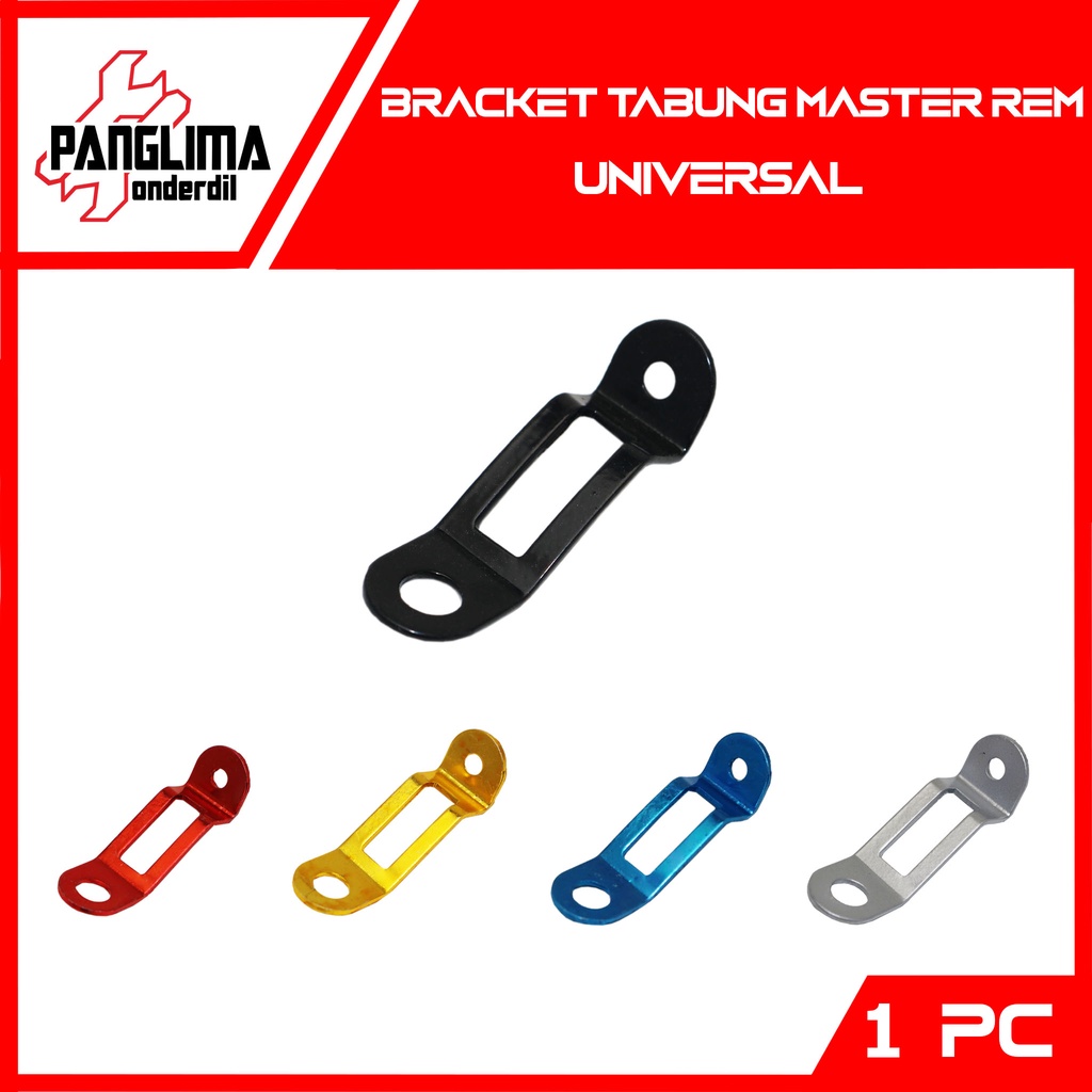 Bracket Tabung Minyak Master Rem Variasi Merah Biru Kuning Hitam Silver Dudukan Breket Braket Brecket