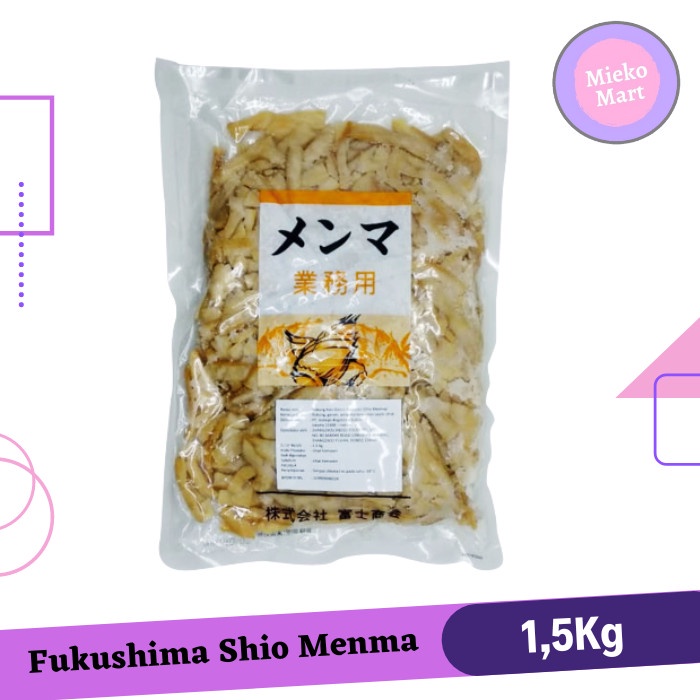 

fukushima shio menma asinan rebung 1,5kg jatimulyan.seller