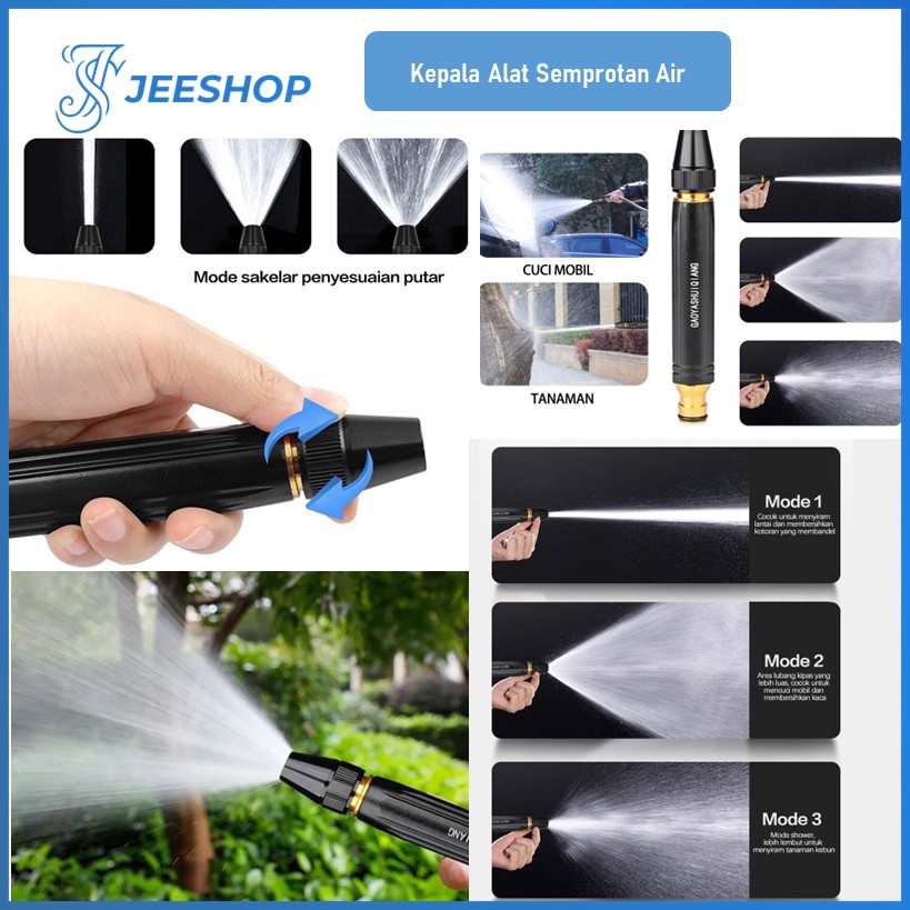 Kepala Alat Semprotan Air Spray Taman Steam Motor Mobil Serbaguna