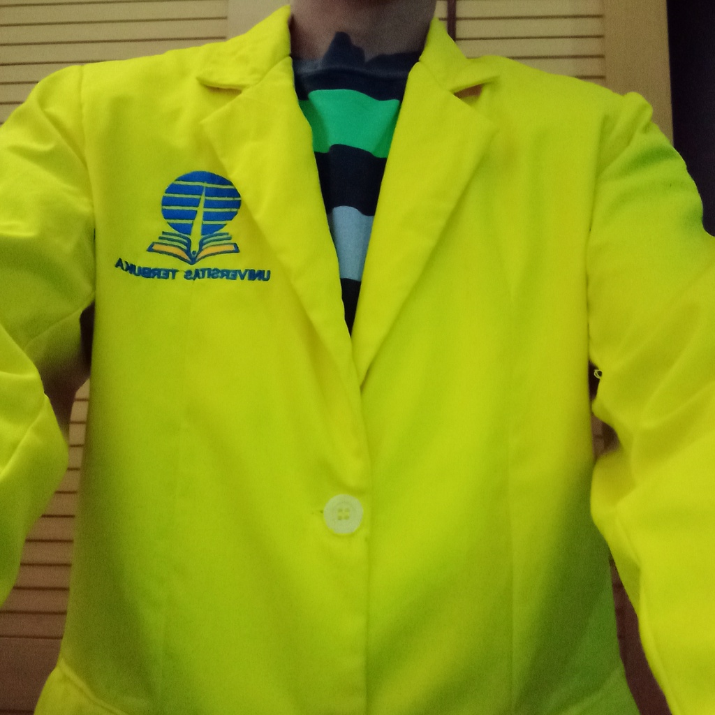 Preloved Bekas Baru Jas Almamater Kuning UT