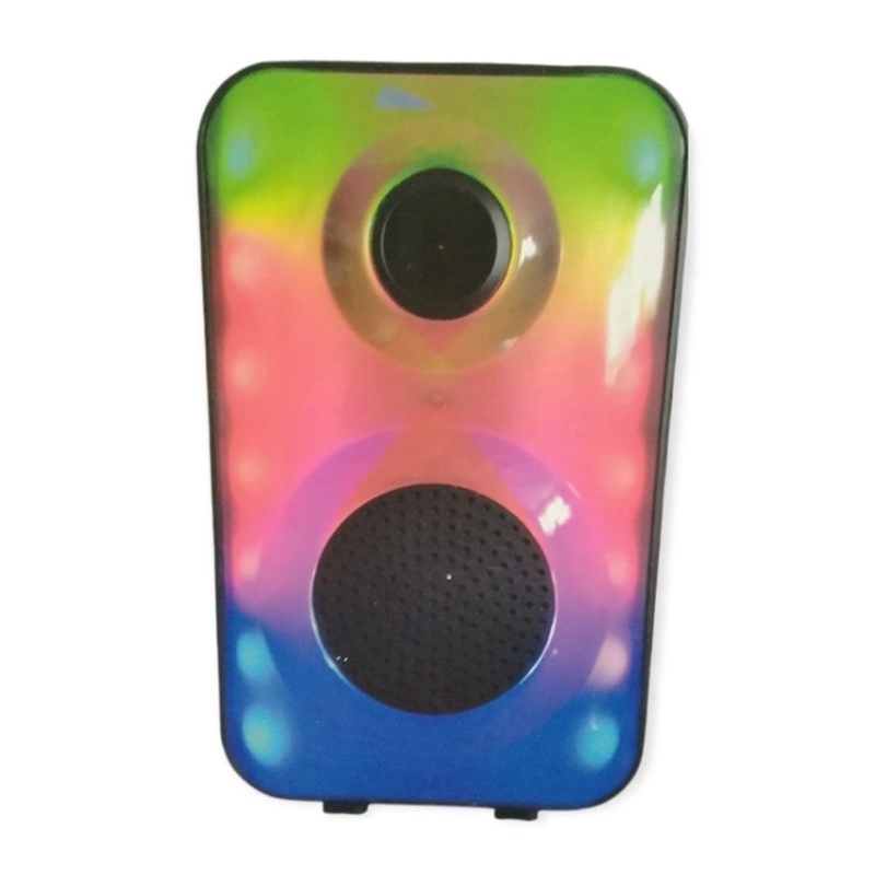 Speaker Bluetooth Free Mic Karaoke SQRS HL-105 Salon Aktif Portable  Radio Fm Wireless Speaker Lampu Disco Super Bass Led