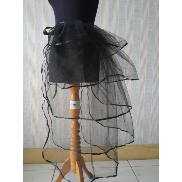 Halloween tulle black skirt