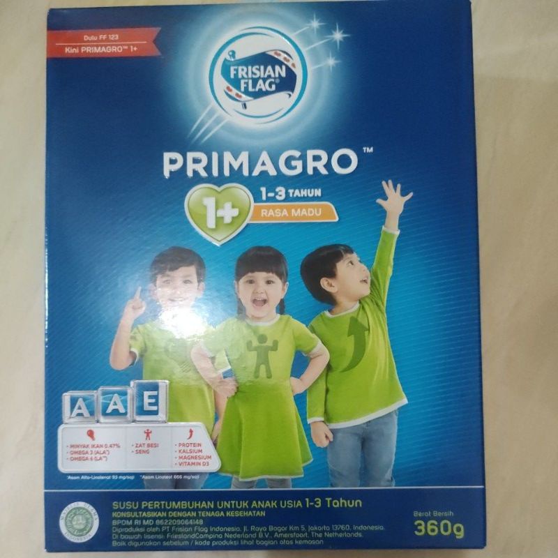 FRISIAN FLAG Primagro 1+ Madu 360gr