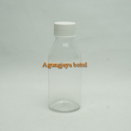 Botol Sirup Obat 100 Ml Natural Pet Tutup Ulir / Botol Plastik / Botol Pet Food / Botol Sirup Obat /