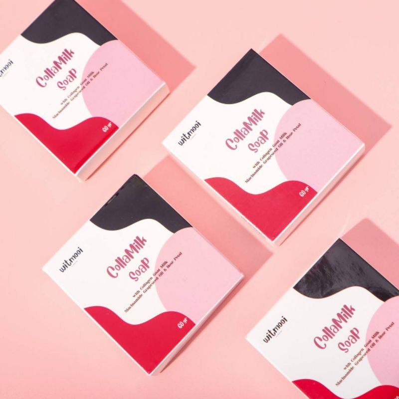 [FREE JARING] Colla Milk Soap by Witmooi | Whitening Soap| Sabun Pemutih Badan BPOM