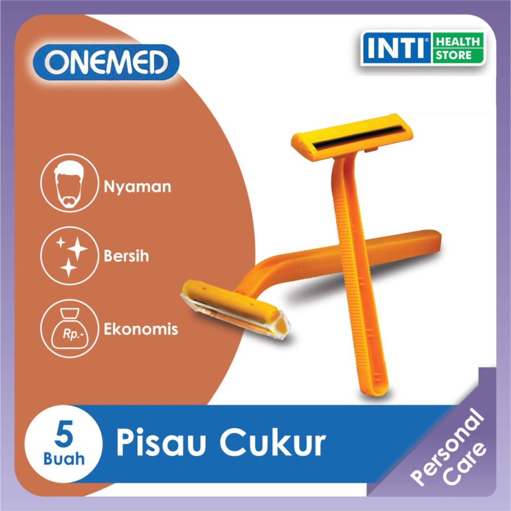 Onemed | Pisau Cukur / Alat Cukur | isi 5 pcs