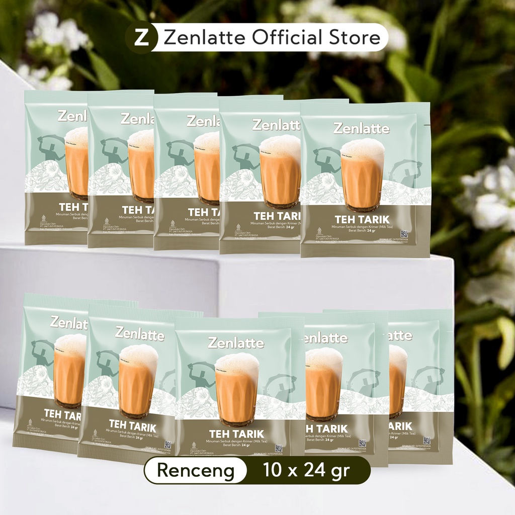 NEW ARRIVAL!! Zenlatte Teh Tarik Renceng - 1 Karton