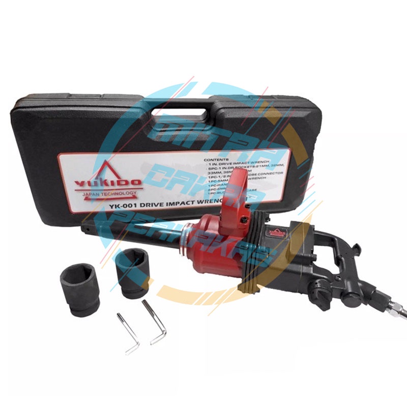 ALAT BONGKAR RODA TRONTON IMPACT ANGIN 1 inch Heavy Duty Composite Air Impact Wrench 1&quot; BY YUKIDO BERKUALITAS DAN PALING MURAH SEJAGAD RAYA