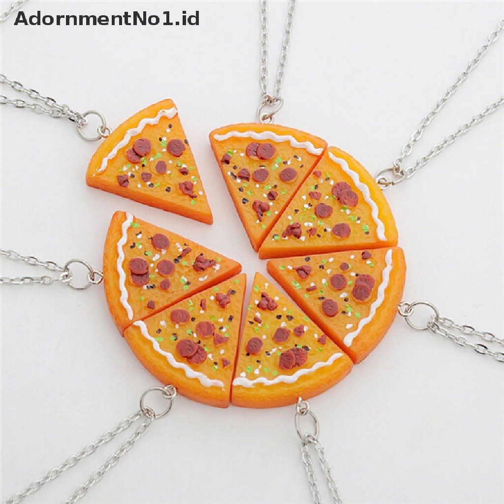 [AdornmentNo1] 1pc Kalung Liontin Pizza Untuk Pria Wanita Keluarga Persahabatan Perhiasan Hadiah 1pc Kalung Liontin Pizza Untuk Pria Wanita Keluarga Persahabatan Perhiasan Hadiah Aksesoris 1pc P