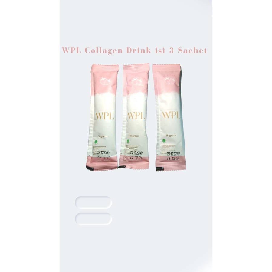 WPL Collagen Pink isi 3 Sachet