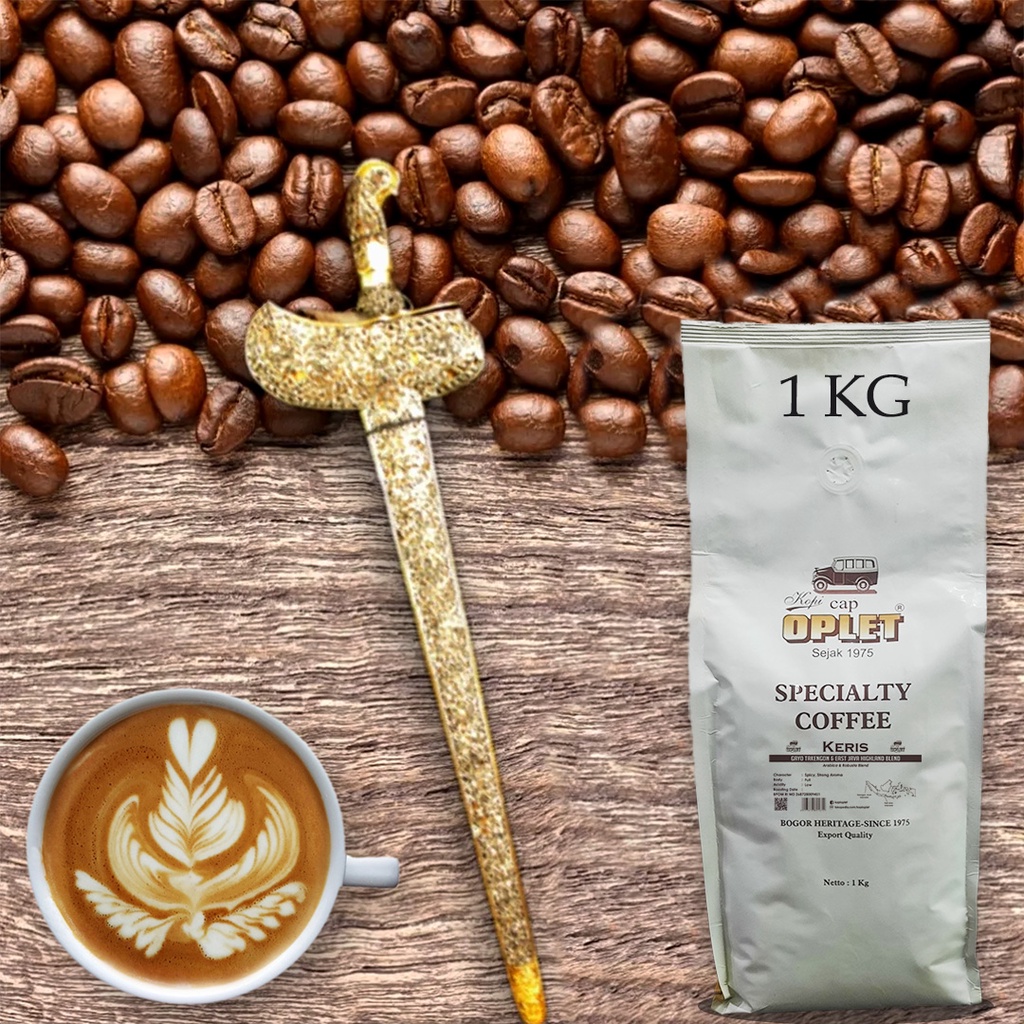 

KOPI OPLET SPECIALTY COFFEE - KERIS BLEND (Arabika GAYO & Robusta E. JAVA) - 1kg