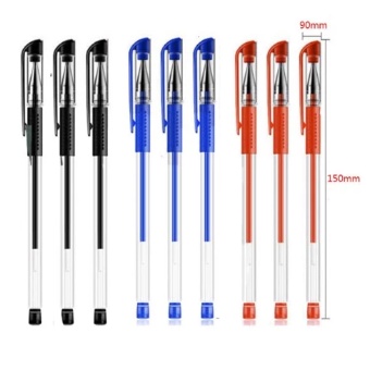 

Pulpen Gel 0.5 mm warna hitam, biru dan merah