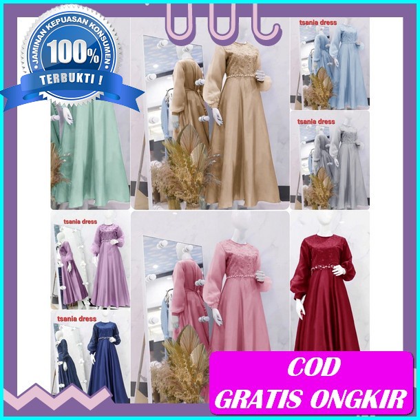 Bisa Cod'Venya Dress / Baju Gamis 2022 Model Baru / Gamis Wanita Dewasa / Gamis Ibu Ibu / Baju Musli