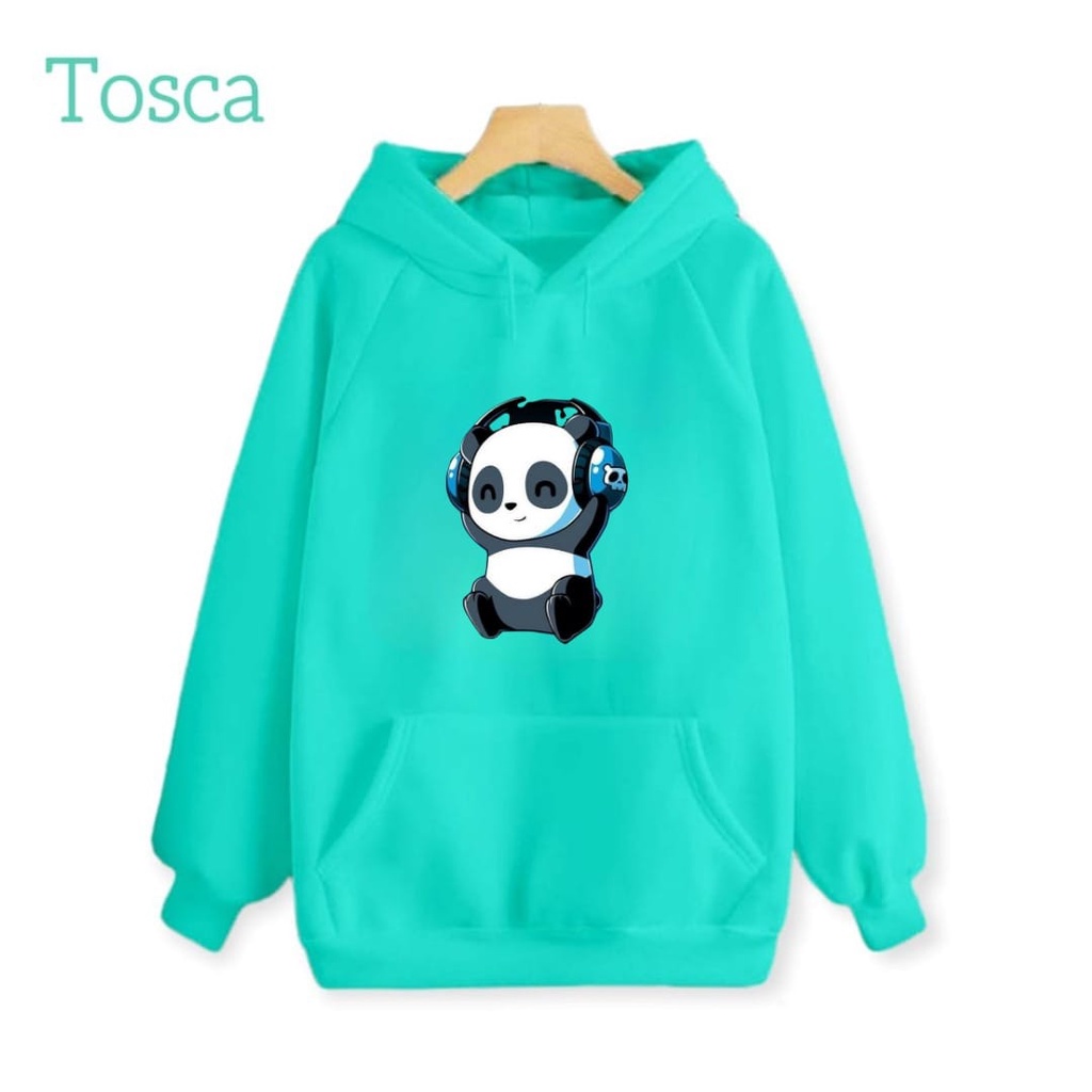 Hzl_outfit Sweater Hoodie Panda 4K Foto Hoodie Sweater Anak Anak