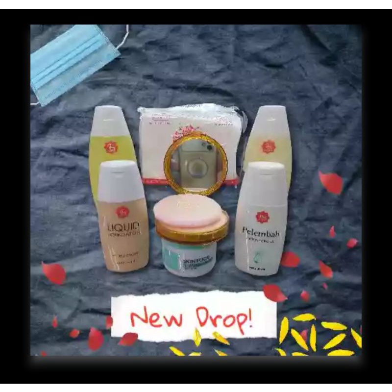 [VIVA] Paket Viva Lengkap Seri Lemon + Compact Powder Dan Skin Food