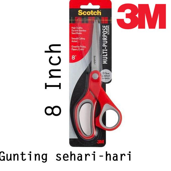 

3M 1428 Scotch Gunting Besar Pemotong kertas Scissor 8 Inch