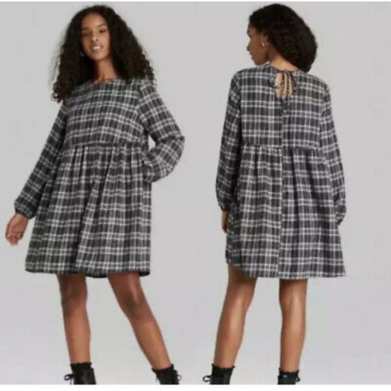 DRESS  WANITA FLANEL WILDFBL