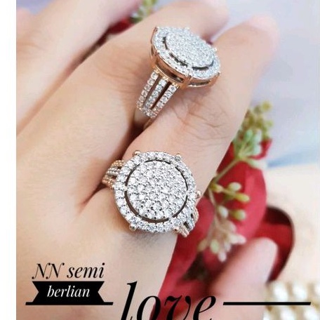 Cincin replika berlian terlaris cn09