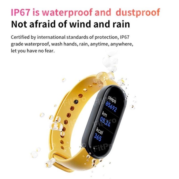 Garansi ✅ Xiaomi Mi Band 8 7 MiBand M7 M8 Jam Tangan Pria Wanita Digital SmartWatch Smartband waterproof