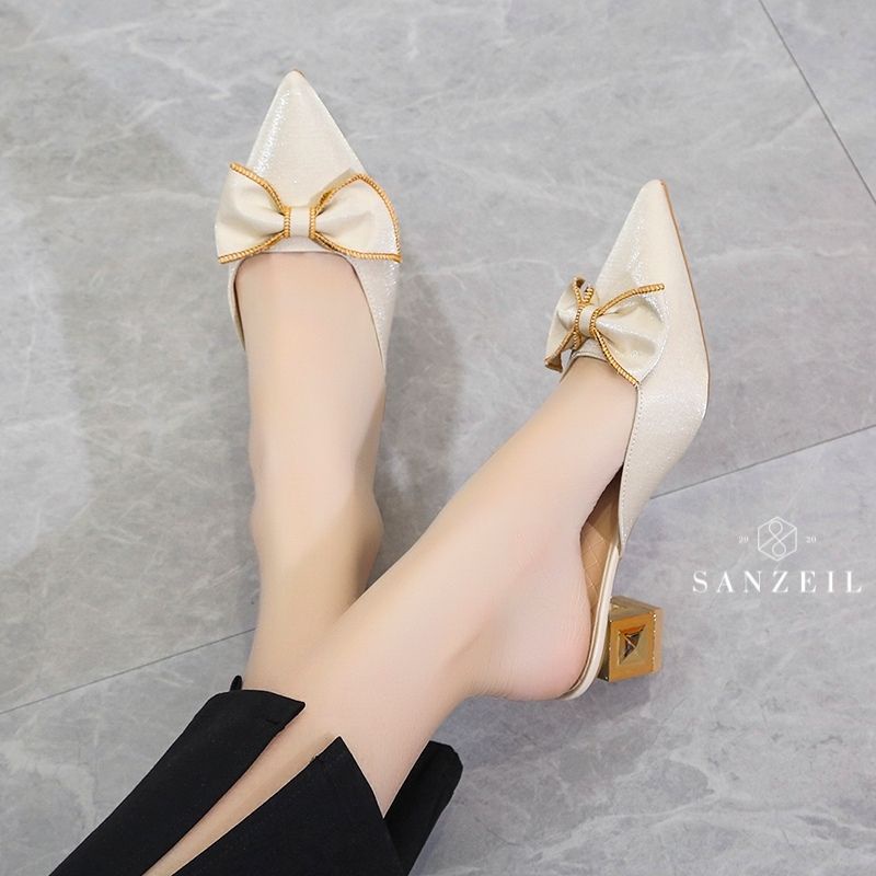 0055 ROSE Heels Wanita 4cm Heels Pesta Elegan