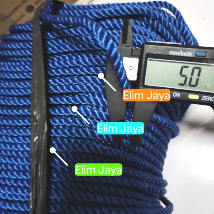 Tali Tambang 5Mm, Tali Tambang, Tambang Nylon Harga Roll