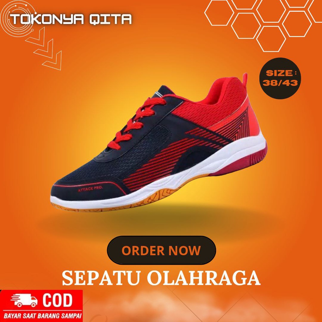 Sepatu olahraga senam pria wanita cewek aerobik original 100% joging sport