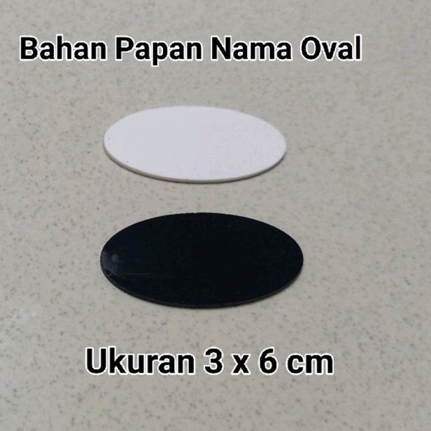 

Bahan Papan Nama Oval Akrilik