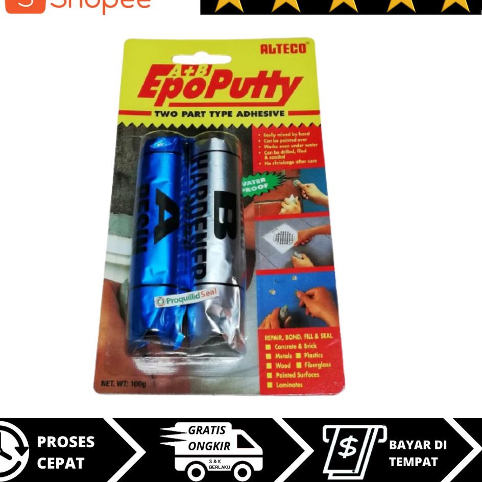 

✨TERBARU✨ Lem Epo Putty Alteco / Epo Putty / Lem porting 100 gram !!!