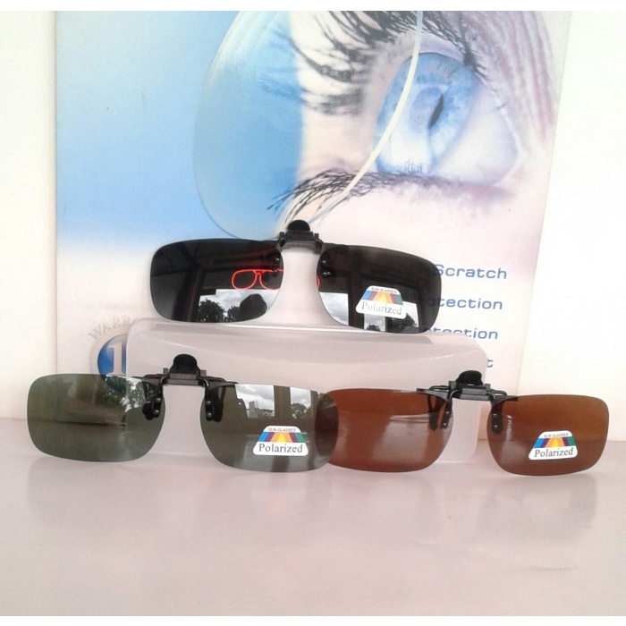 KACAMATA CLIP ON BL-BR/POLARIZED/CLIP ON JEPIT