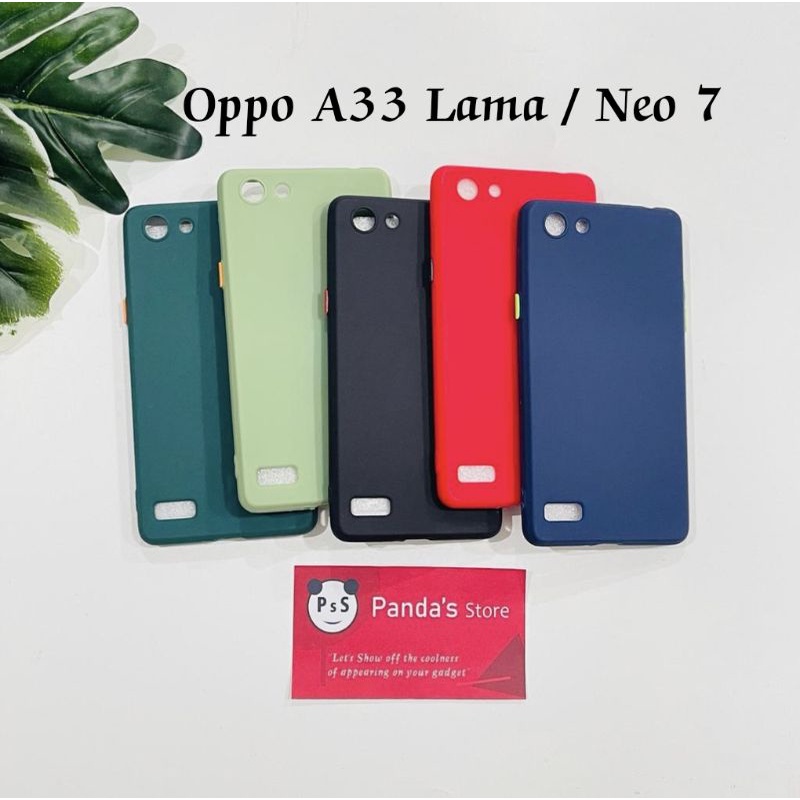 Case Oppo A33 Lama / Neo 7 Babycase Makaron Full Color Softcase Oppo A33 -PsS