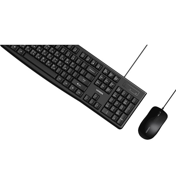 GREEN Keyboard Mouse Combo Set Kabel Komputer Laptop 1,5m kabel 90561