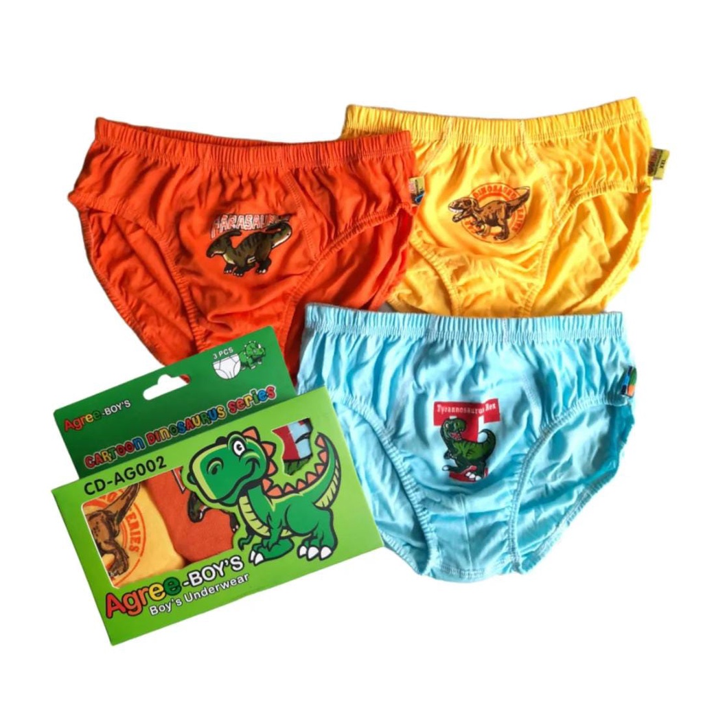 3 PCS CD Celana Dalam Anak Laki-Laki / Celana Dalam Agree Anak Cowok - Agree Kids Art. AG 002
