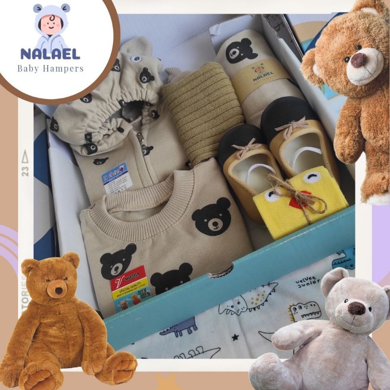 NALAEL hampers bayi kado lahiran SUPER series (COD/Pay Later)