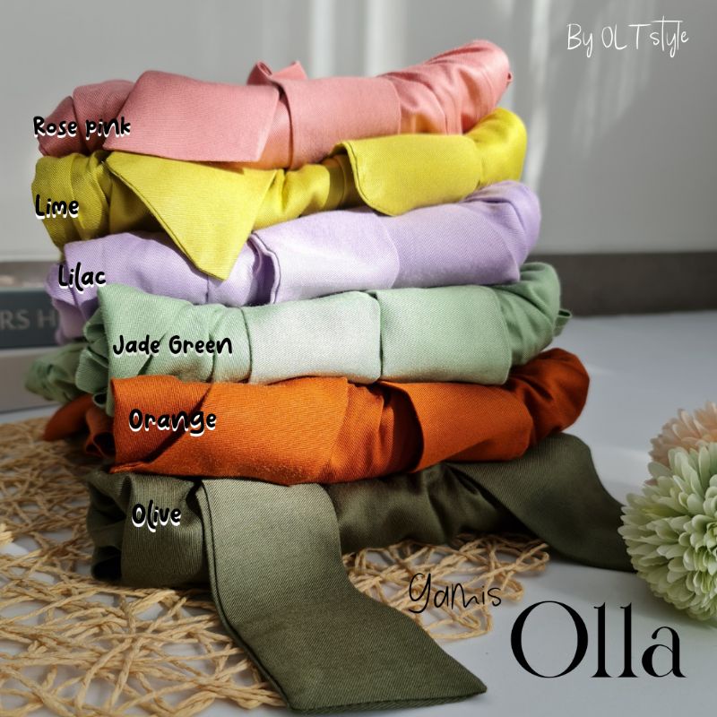 Ollet Gamis OLLA / Gamis Rayon twill anak premium 2-11 tahun gamis polos