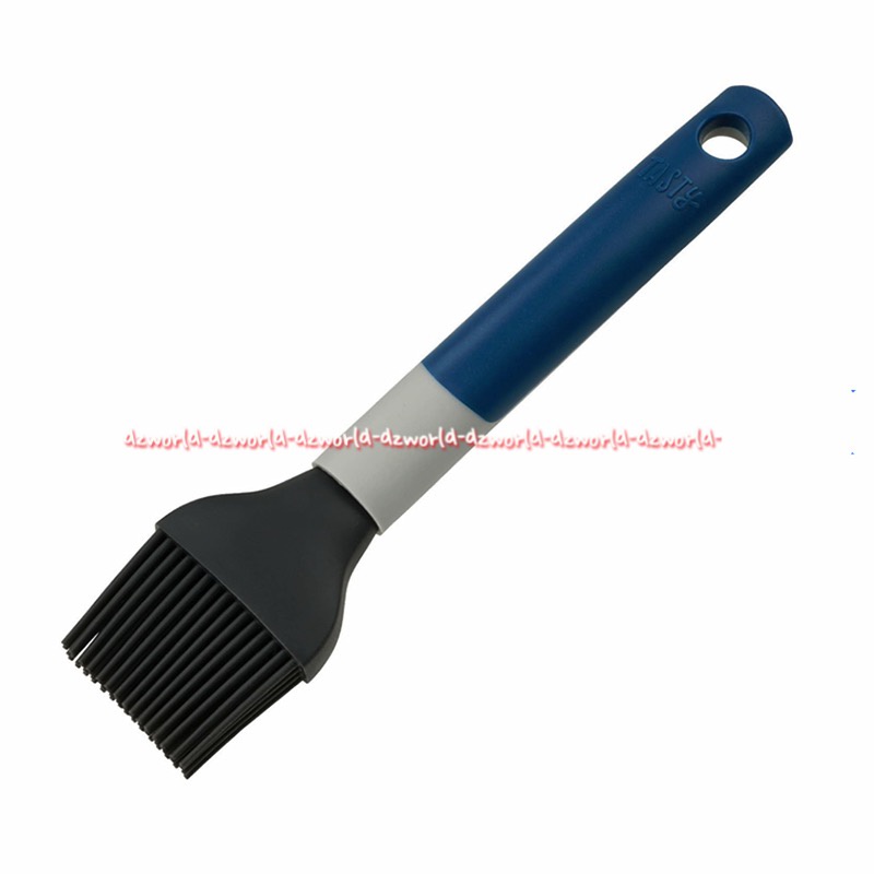 Tasty Cooking Silicon Brush For Cake Kuas Silikon Untuk Oles Kue Masakan Bumbu Warna Biru Abu Dengan Kuas Yang Lembut Tasti Tastychef