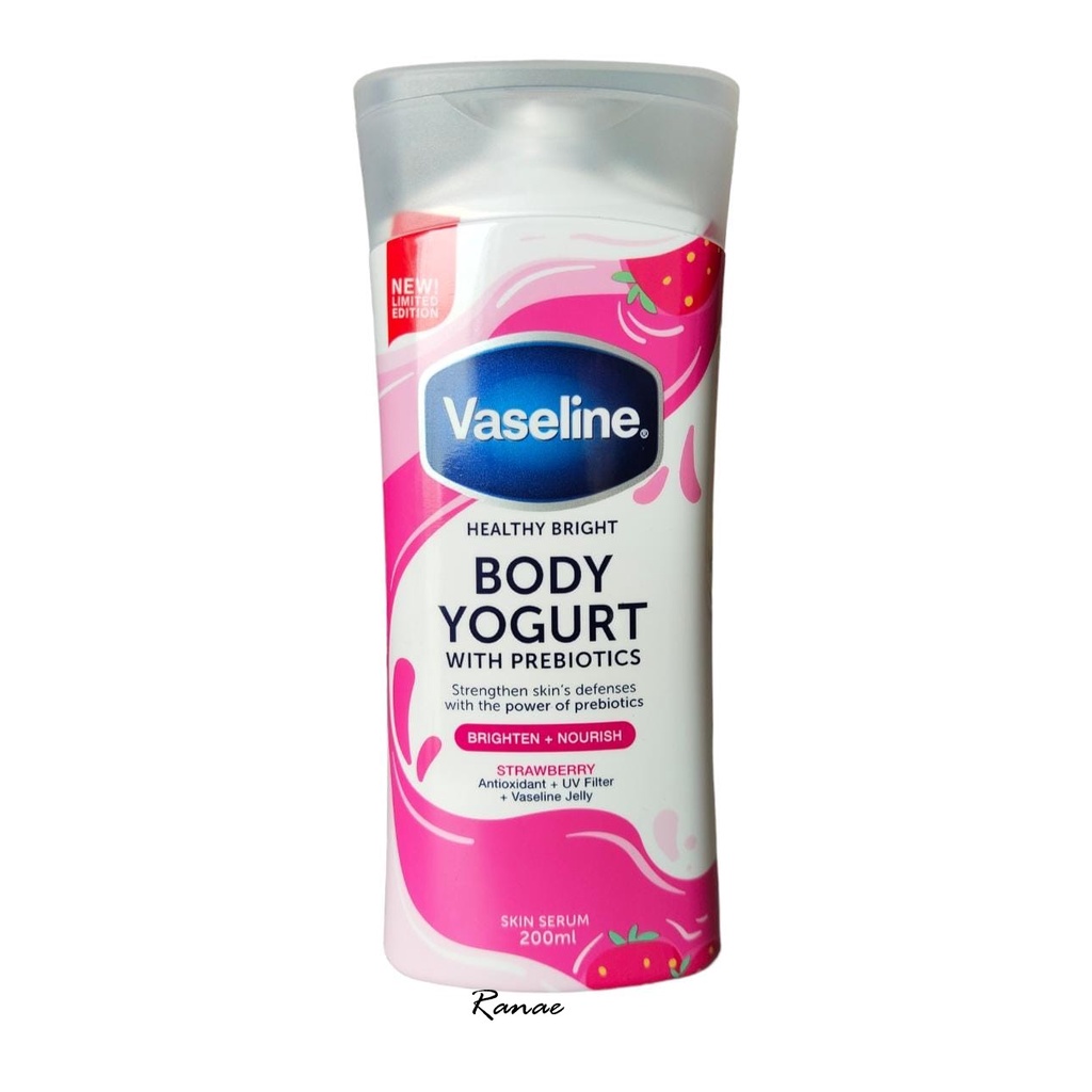 Vaseline Body Yogurt Healthy Bright Body Lotion With Prebiotics