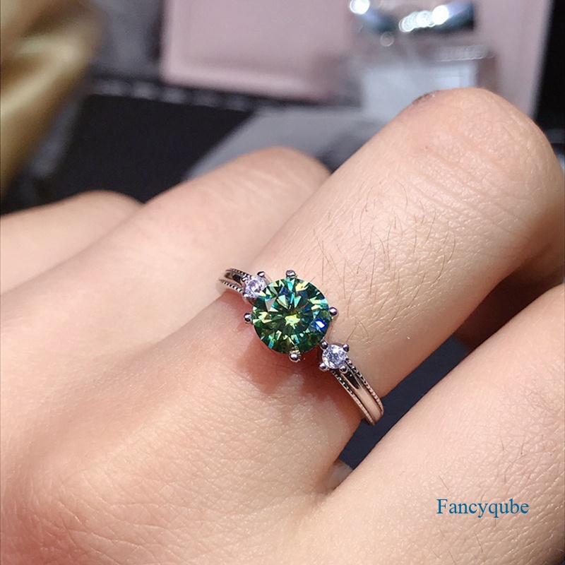 Cincin Kawin Dainty Baru S925 Silvery Dengan Perhiasan Janji Abadi Zirkon Kubik Mengkilap Untuk Wanita