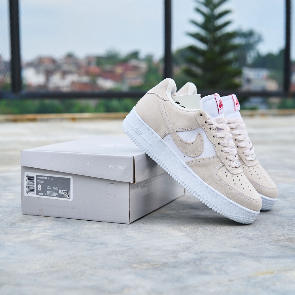 SERIES NK AF 1 CREAM WHITE SUEDE (LIVE)