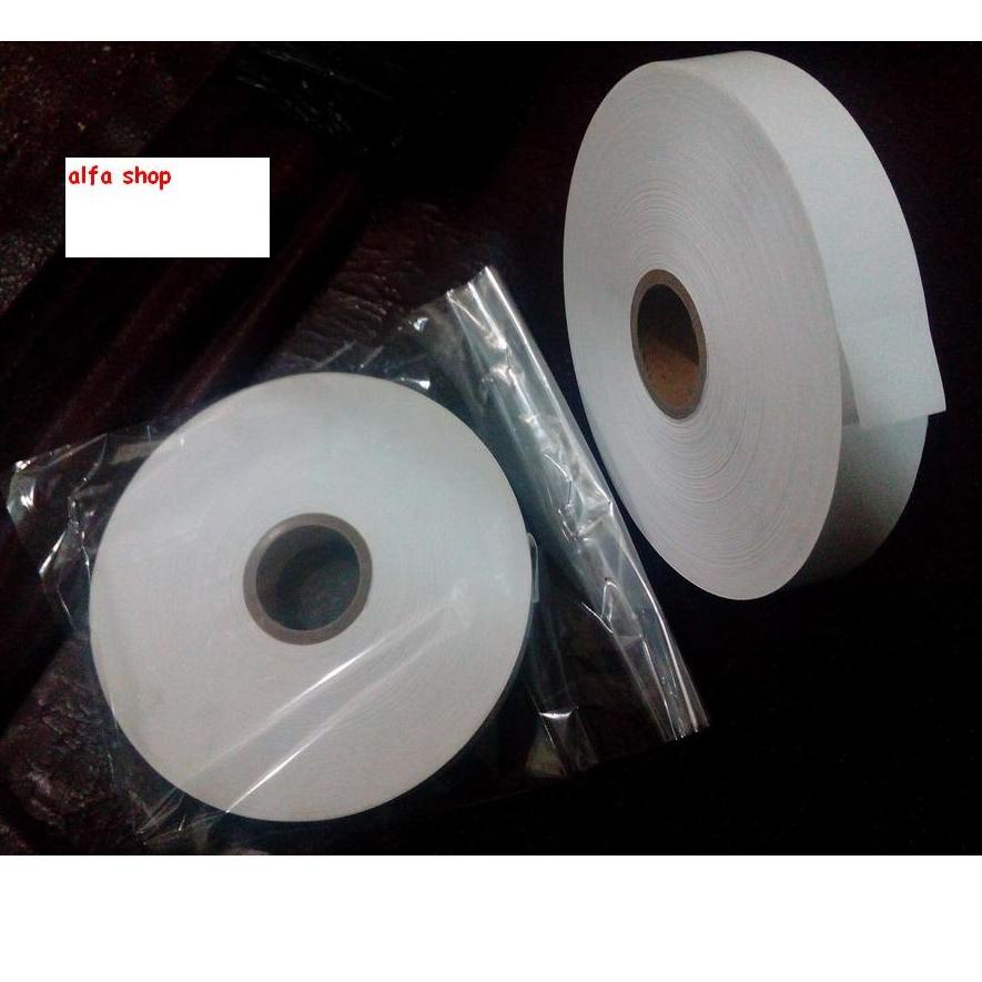 Terlaku Pita Laundry roll kain kertas 1" inch (25 mm) penanda (marker) tag gun / pita label merek di