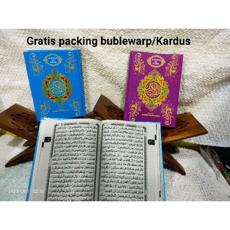 AL QURAN TAJWID TANPA TERJEMAH TANGGUNG A5 TANPA GARIS KERTAS CD/KERTAS BURAM-ALQURAN TAJWID A5 KERT