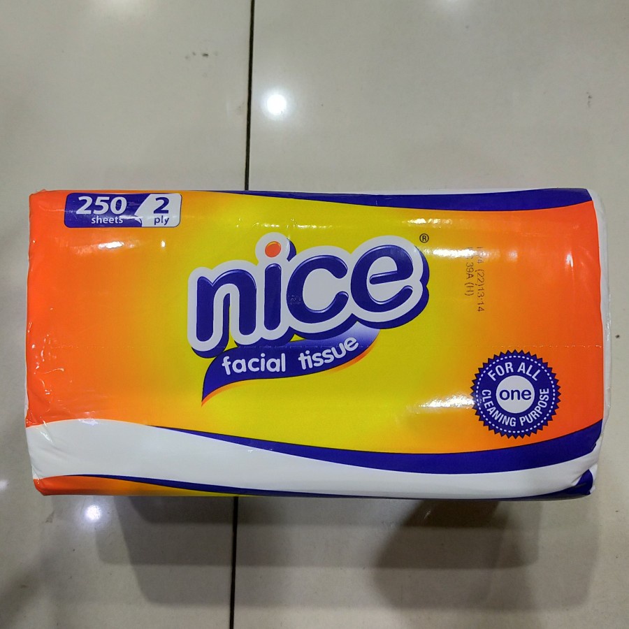 Nice Facial Tissue 250 sheet 2 ply / Tisu Wajah Nice 2ply 250sheet