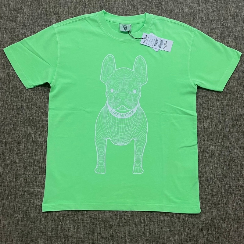 LifeWork Big White Radog Tee Green Original / Lifework