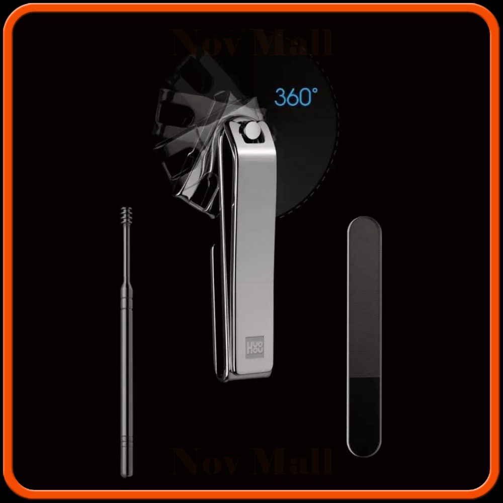 Set Gunting Kuku Manicure Pedicure Nail Clipper Splash Proof -BY020