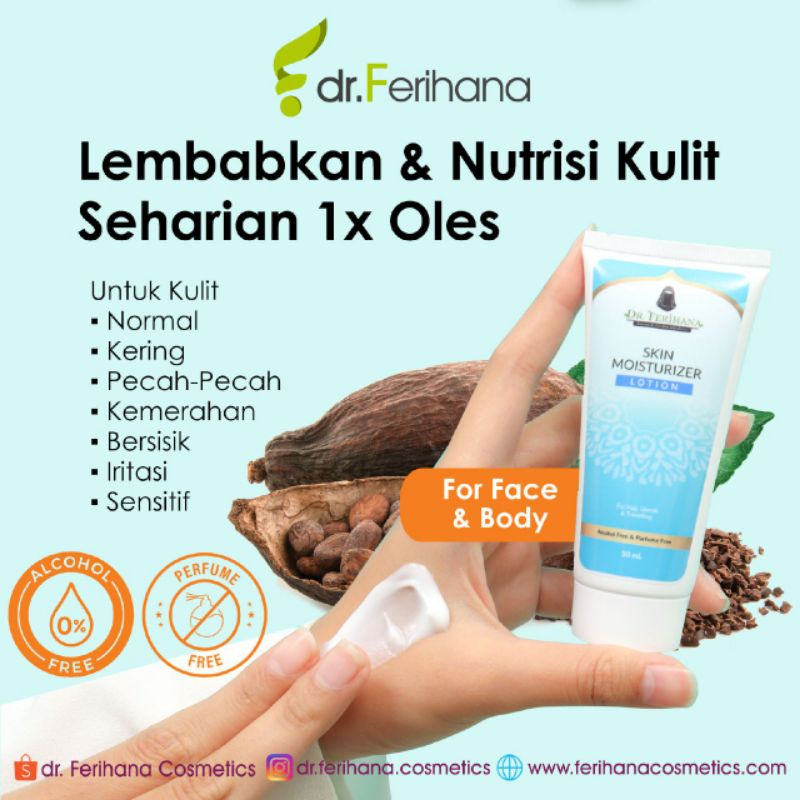 Dr. Ferihana Paket for Hajj, Umroh, Travelling (Suncare Lotion &amp; Soothing Facial Wash &amp; Skin Moisturizer &amp; Clean and Soft Hair Shampoo &amp; Soft Gel Body Cleanser) Perawatan Kecantikan Original BPOM