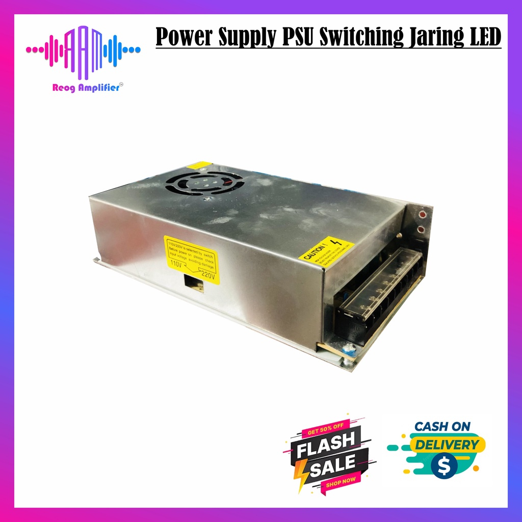 Power Supply PSU Switching Jaring LED 24V 10A 24 V 10 A DC Kipas Fan Mist Maker