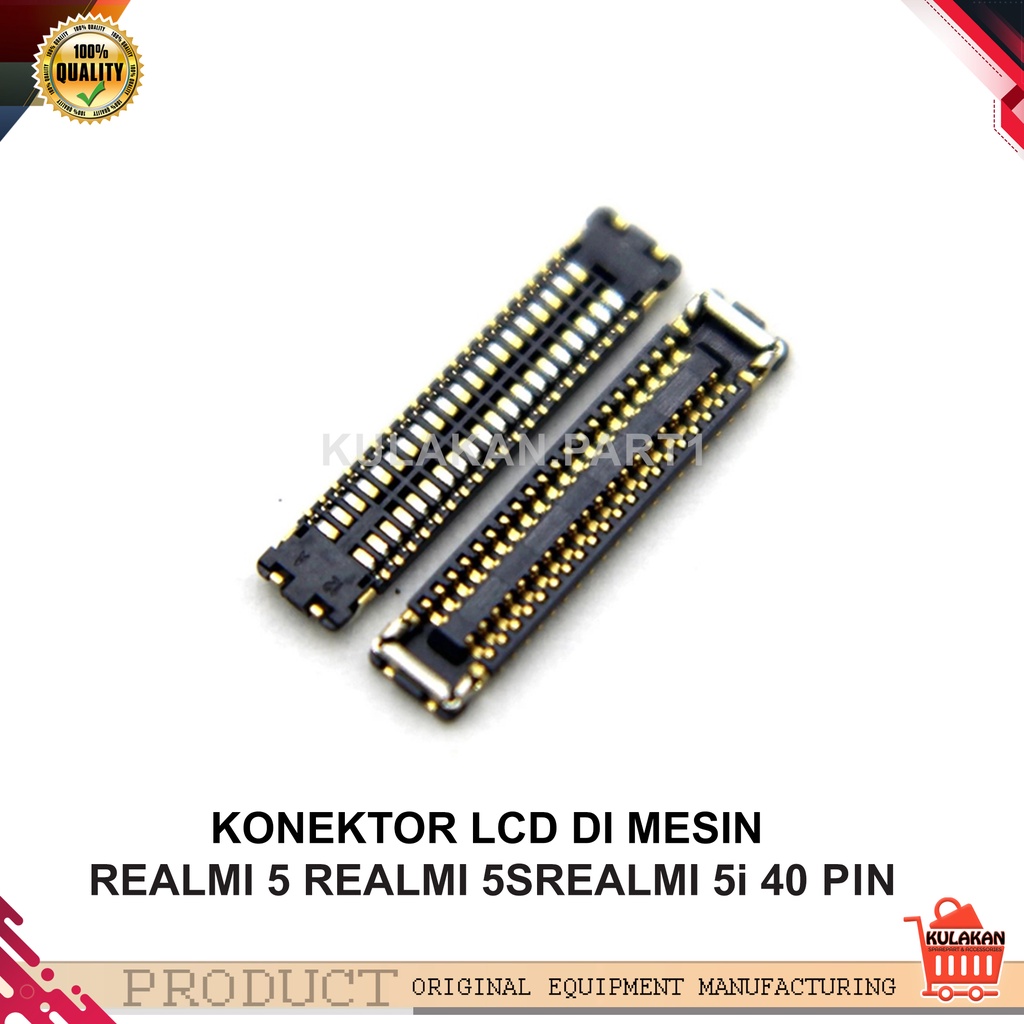 KONEKTOR LCD REALMI 5 REALMI 5S REALMI 5i SOKET LCD CONNECTOR LCD FPC